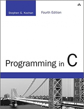 جلد سخت سیاه و سفید_کتاب Programming in C (Developer’s Library) 4th Edition