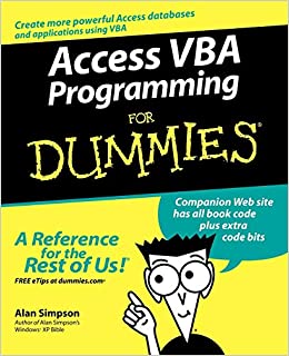 کتاب Access VBA Programming For Dummies