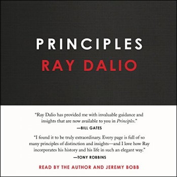 جلد سخت سیاه و سفید_کتاب Principles: Life and Work