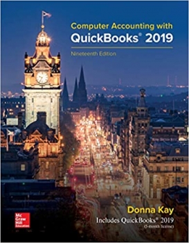 کتاب Computer Accounting with QuickBooks 2019