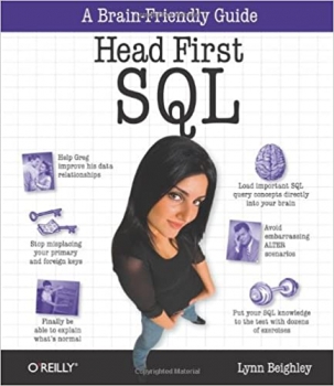 جلد سخت رنگی_کتاب Head First SQL: Your Brain on SQL - A Learner’s Guide